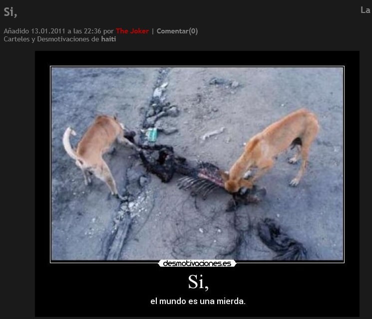 Скриншот сайта desmotivaciones.es
