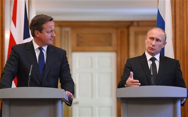 Mr Cameron will on Saturday night challenge Mr Putin about Russia’s continued acts of aggression in the Ukraine