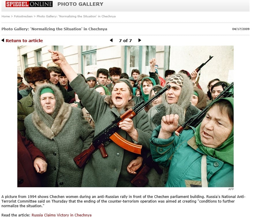 Скриншот сайта Spiegel.de