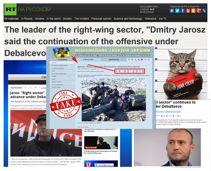 Russia’s latest disinformation campaign attempts to justify ceasefire violations (Courtesy of RT, Lifenews, Ria Novosti, the National Guard of Ukraine) 