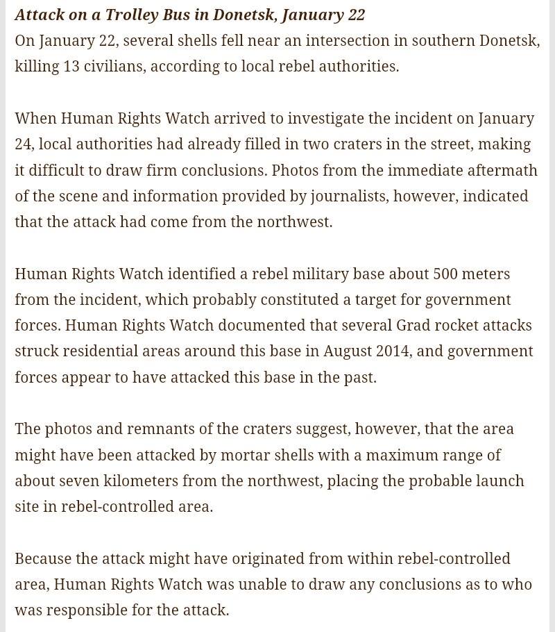 HRW report online screenshot