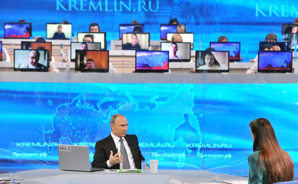 The Putin show - brought to millions of Europeans by RT (Photo: kremlin.ru)