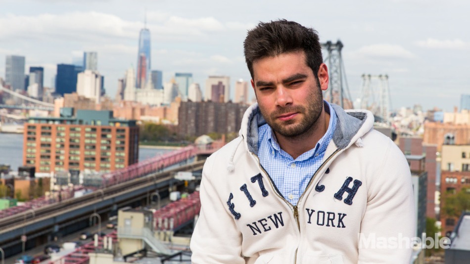 Ashot Gabrelyanov, founder and ex-CEO of LifeNews, relaxes atop his apartment building in Brooklyn.