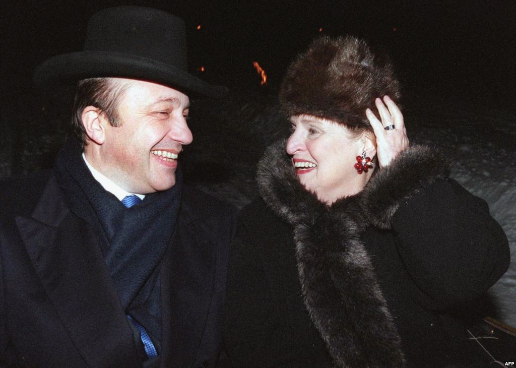 Then-U.S. Secretary of State Madeleine Albright with then-Russian Foreign Minister Igor Ivanov in Moscow in January 2000