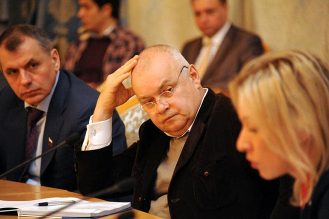  Sergei Porter / VedomostiRossiya Sevodnya's Editor-in-chief Dmitry Kiselyov 