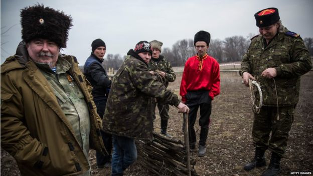 Cossacks have been fighting alongside pro-Russian separatists in eastern Ukraine 