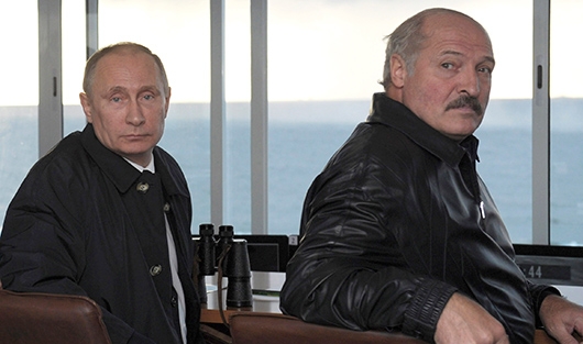 Vladimir Putin and Alyaksandr Lukashenka (Image: fedpress.ru) 