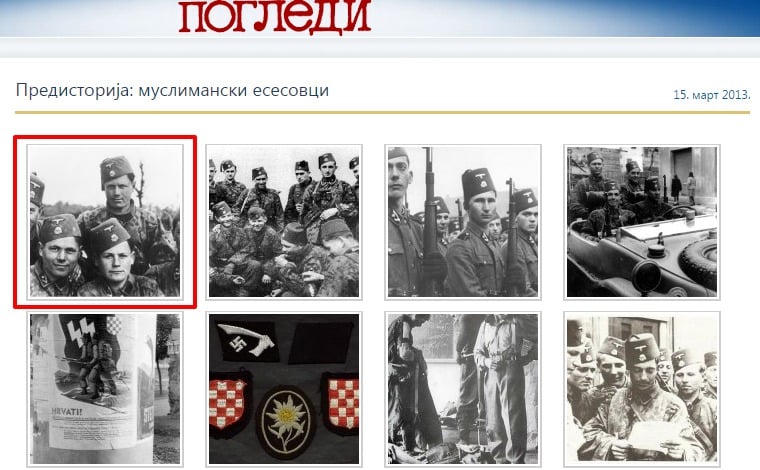 Screenshot de pe site-ul  pogledi.rs