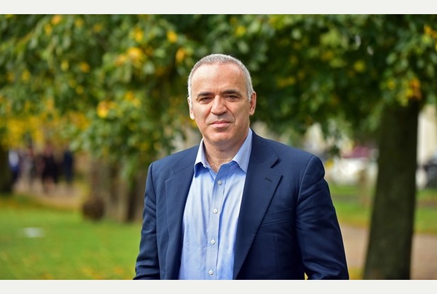 Former chess player Gary Kasparov at Cheltenham Literature Festival/ Pics Kevin Fern Photography