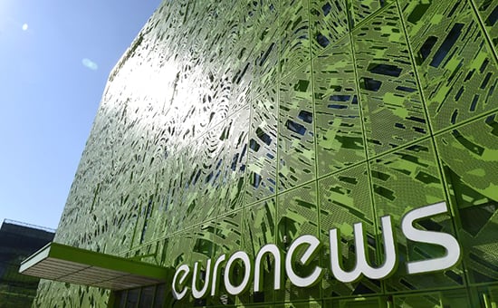 Штаб-квартира Euronews в Лионе, Франция. Фото: AFP