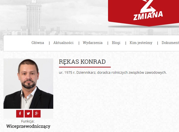 website screenshot partia-zmiana.pl