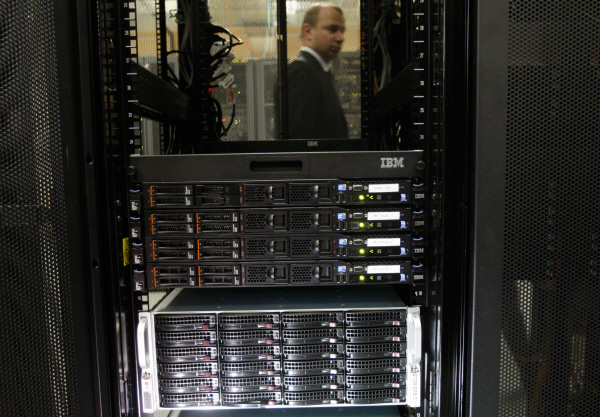 Data centre at telecommunications service Rostelecom, St Petersburg. (c) Vadim Zhernov / VisualRIAN.