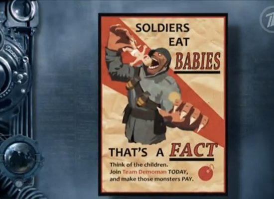 Team Fortress 2 poster mistaken for US propaganda on Russian state television