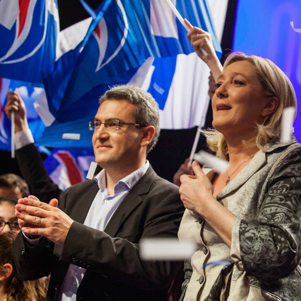 Aymeric Chauprade and Marine Le Pen