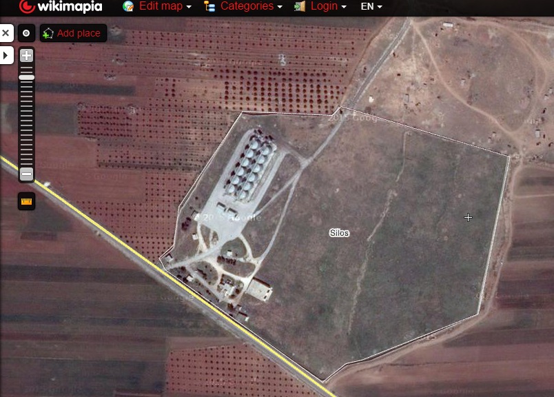 Скриншот yf www.wikimapia.com