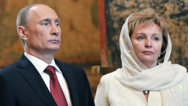Vladimir Putin divorced his wife Lyudmila in 2014 
