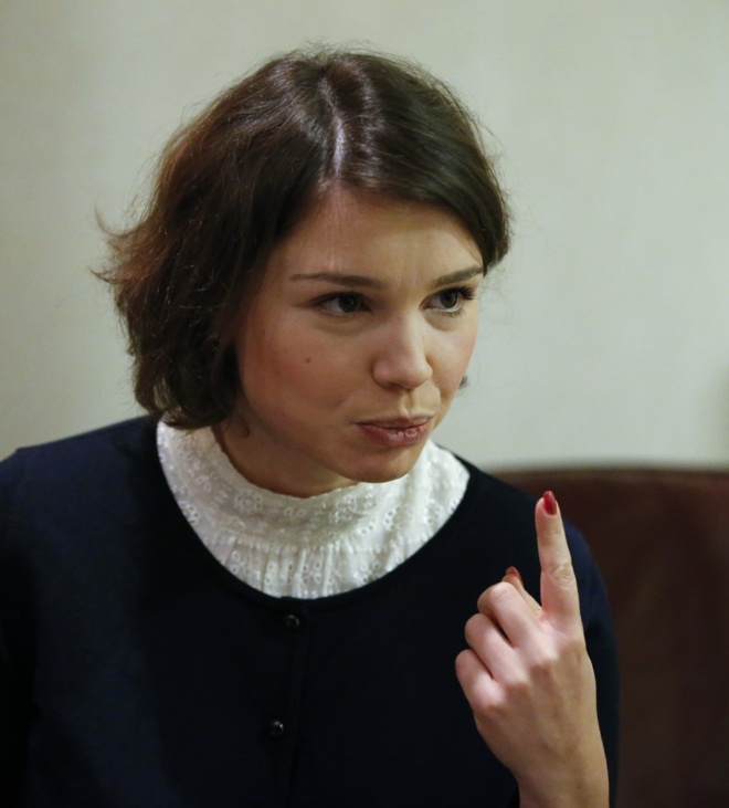 Zhanna Nemtsova, hija de Boris Nemtsov. Foto Reuters