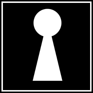 RosKomSvoboda's logo: a keyhole—a symbol of “access” and “finding a way.” Image from Twitter.