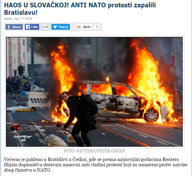 Скриншот на сайта Slobodnimediji.com