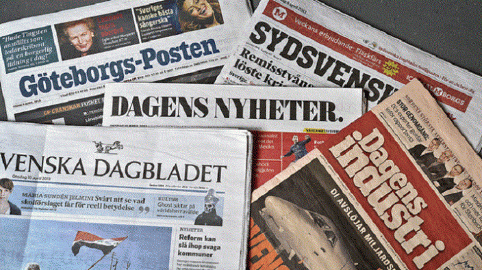 The online editions of Sweden's biggest newspapers were targeted in a coordinated DDoS attack on Saturday. WikiCommons