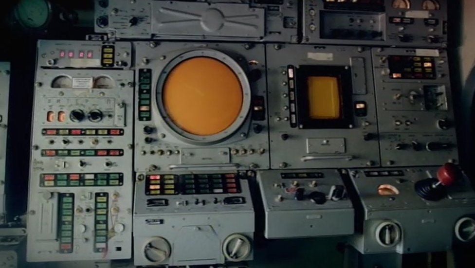 Inside a Buk missile launcher