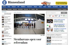 Website screenshot Telegraaf.nl
