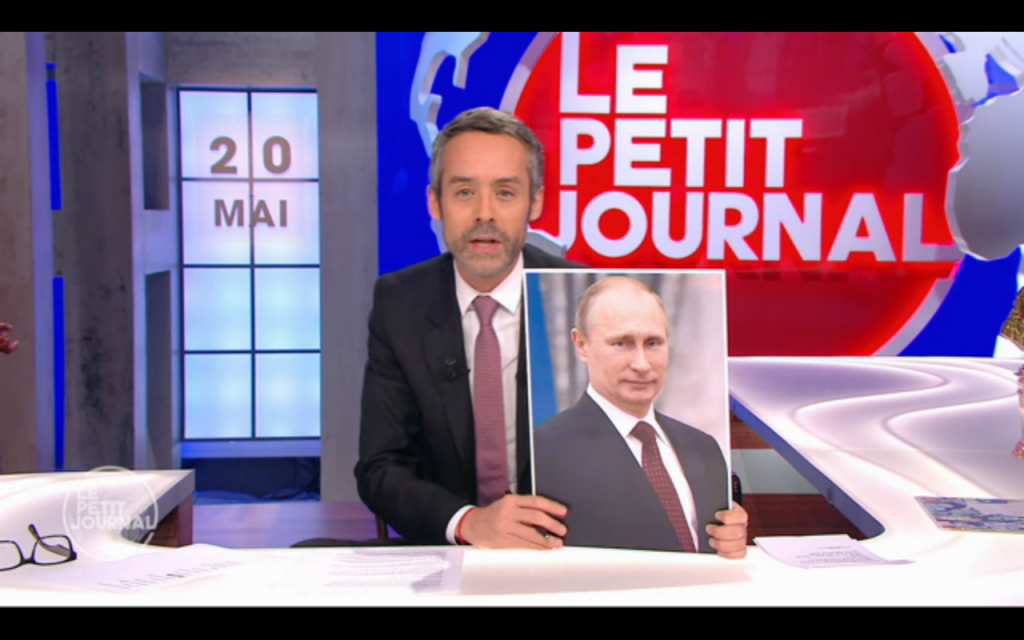 Captura de pantalla de Canal+  «Le Petit Journal»