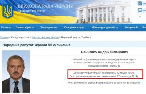 Website screenshot de rada.gov.ua