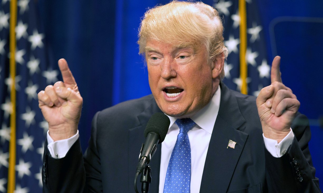 The rise of Donald Trump is ‘a symptom of the mass media’s growing weakness’, according to academic Zeynep Tufekci. Photograph: Jim Cole/AP