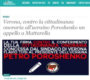 Fatto quotidiano e propaganda russa