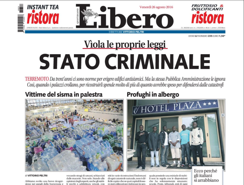 Libero terremoto