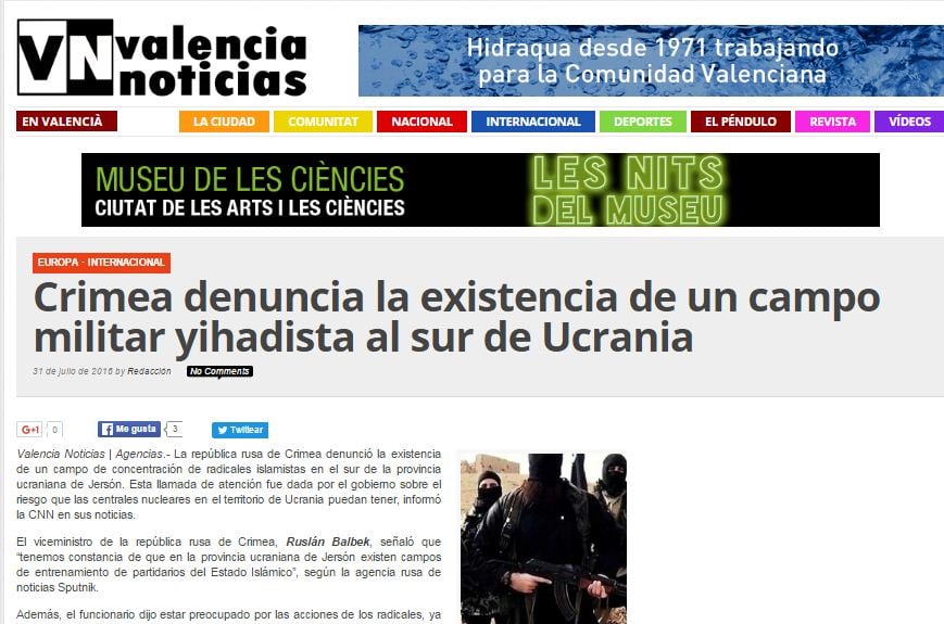 Captura de pantalla de vlcnoticias.com