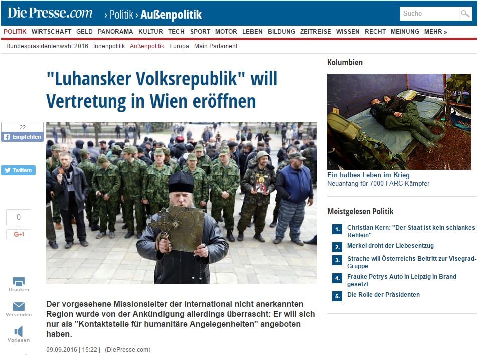 Screenshot diepresse.com