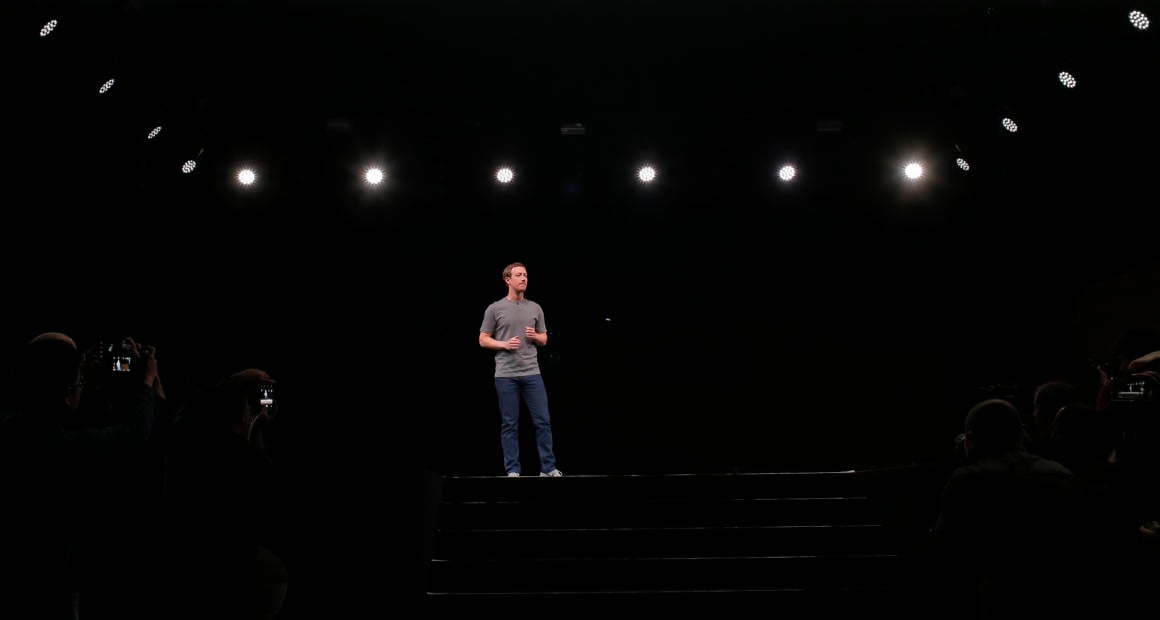Facebook CEO Mark Zuckerberg speaks during the Samsung Galaxy Unpacked 2016 event on the eve of this weeks Mobile World Congress wireless show, in Barcelona, Spain, Sunday, Feb. 21, 2016. (AP Photo/Manu Fernadez)