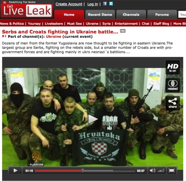 Website screenshot liveleak.com