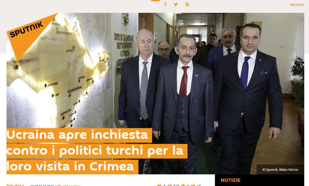 Turchia riconosce la Crimea come parte della Russia