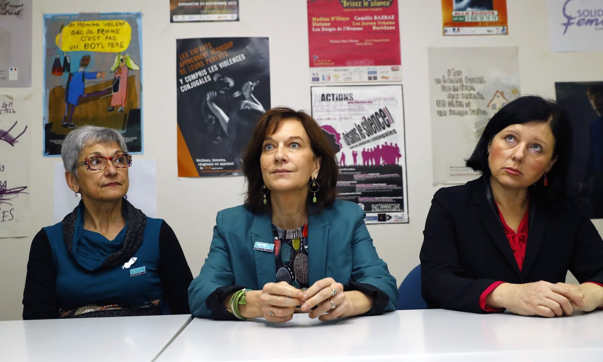 French women’s minister, Laurence Rossignol, has spoken out about fake abortion information sites. Photograph: Patrick Kovarik/AFP/Getty Images 