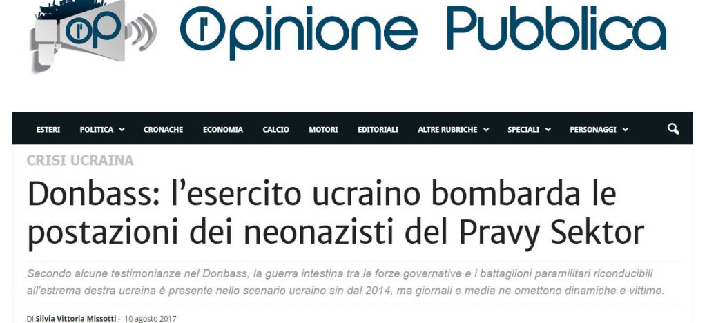 Fake Opinione Pubblica Silvia Missotti