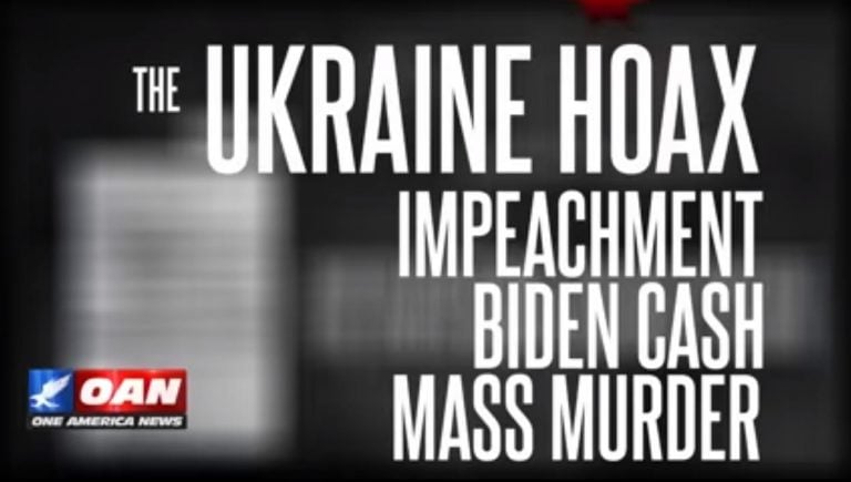 "Укранската лъжа: импийчмънт, парите на Байдън, масови убийства"