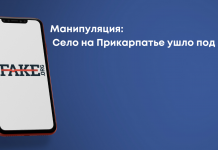 Манипуляция: Село на Прикарпатье ушло под воду