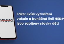 Fake: Kvůli vytváření vakcín a buněčné linii HEK293 jsou zabíjeny stovky dětí