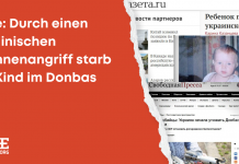 Fake: Durch einen ukrainischen Drohnenangriff starb ein Kind im Donbas