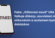 Fake: „Očkovací soud“ USA falšuje důkazy, souvislost mezi očkováním a autismem byla dokázána
