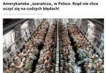Sojusz polsko-amerykański po raz kolejny na celowniku propagandzistów