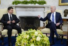 Зеленский и Байден на фоне Талибана и Северного потока-2