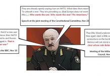 Supported by the Kremlin in the information war, Lukashenko started dropping hints of a nuclear one