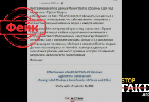 Манипуляция: Заболеваемость среди полностью вакцинированных людей «ускоряется» с каждой неделей, — документ
