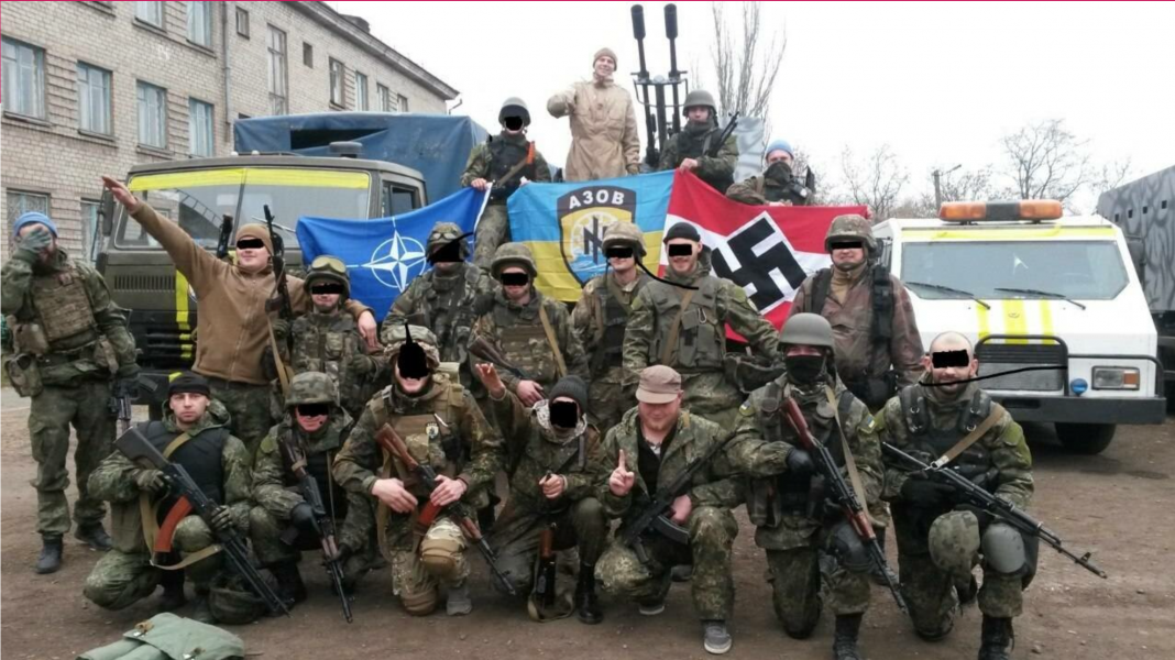 foto fake del Battaglione Azov