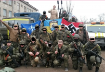Fake: Battaglione Azov formazione neonazista foto fake del Battaglione Azov