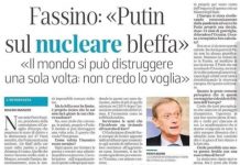 Bravo Fassino per il suo ravvedimento, ma… Fassinoe Russia
